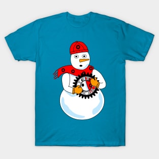 Mechanical Snowman T-Shirt